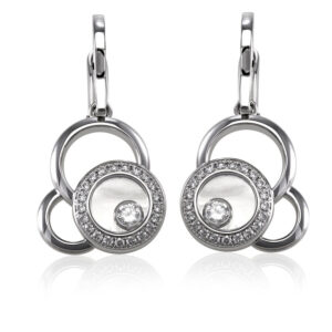 Chopard 18k White Gold Happy Dreams Diamond Earrings