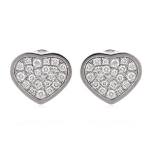 Chopard Happy Hearts White Gold Diamonds Earrings