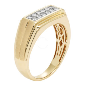 CYA K Certified Diamond Men's Ring .50ct 14k Yellow Gold R123920Y-9.5 Size 9.5