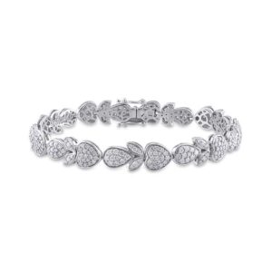 Grace JB 3 3/4 CT Diamond TW Bracelet in 14k White Gold