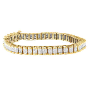 Haus of Brilliance 14k Yellow Gold 3ct TDW Diamond Tennis Bracelet (H-I, SI1-SI2)