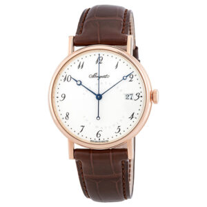 Men's Classique Automatic (Alligator) Leather White Dial Watch