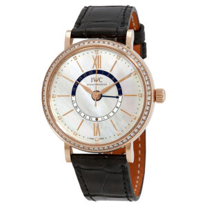 Women's Portofino Alligator Leather Mother of Pearl Dial Watch