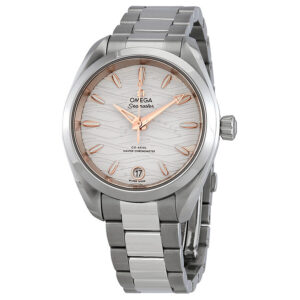 Women's Seamaster Aqua Terra Stainless Steel Opaline Silver Dial Watch